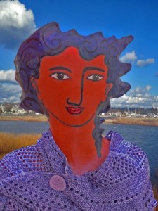 Sheep-mauve-mass marsh